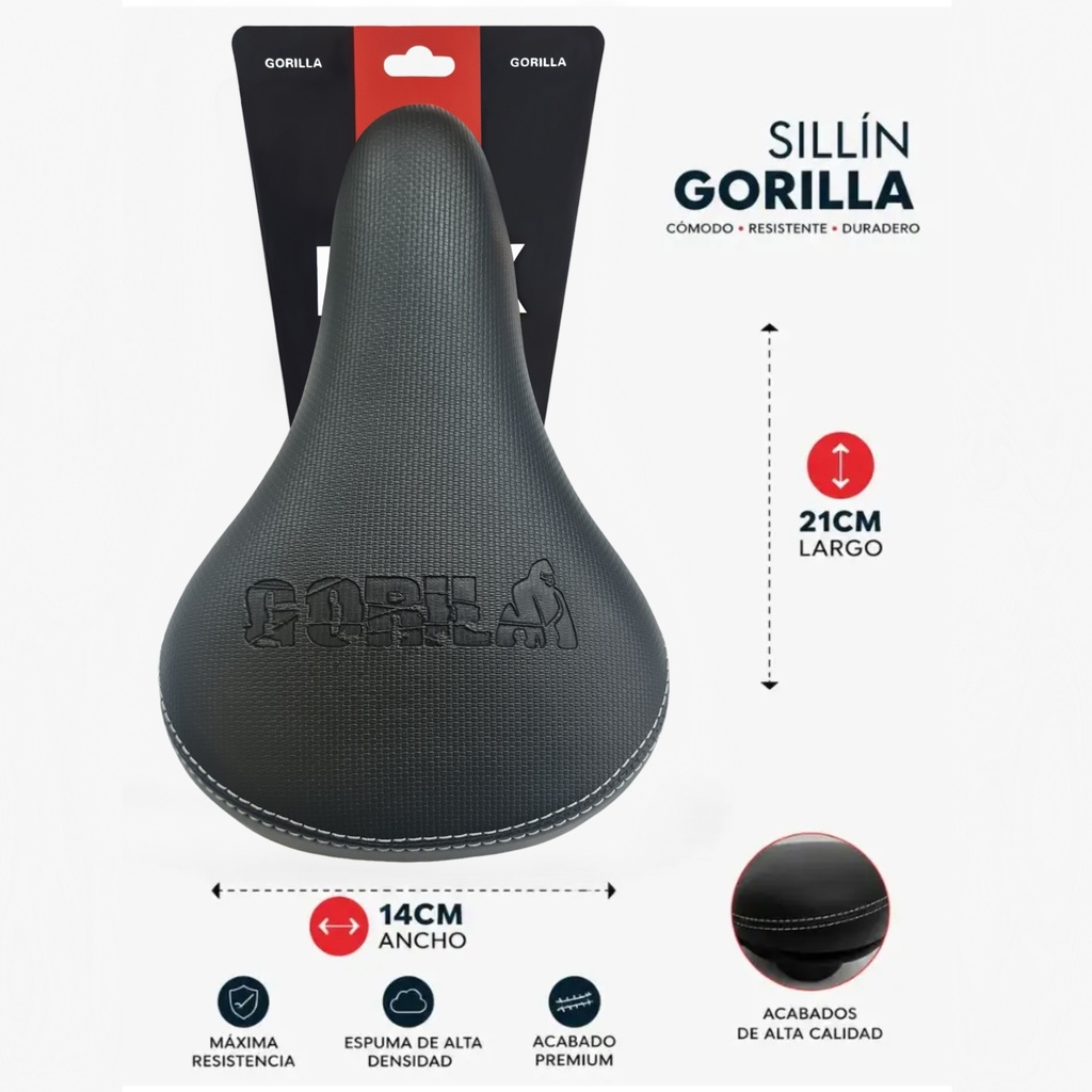 Asiento Freestyle-Bmx-Stunt - En Blister - Gorila  