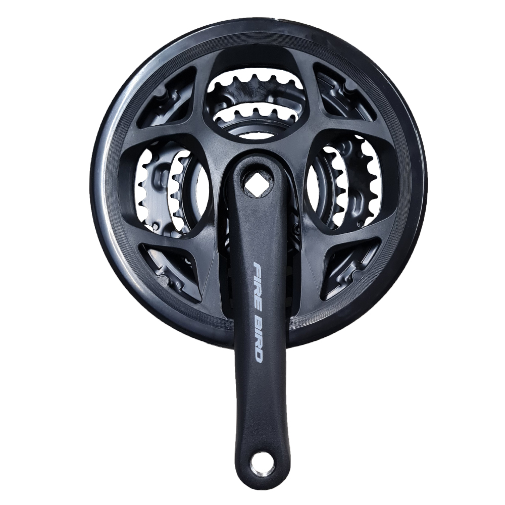Plato y Palanca Alumuminio 28-38-48 Simil Shimano 131