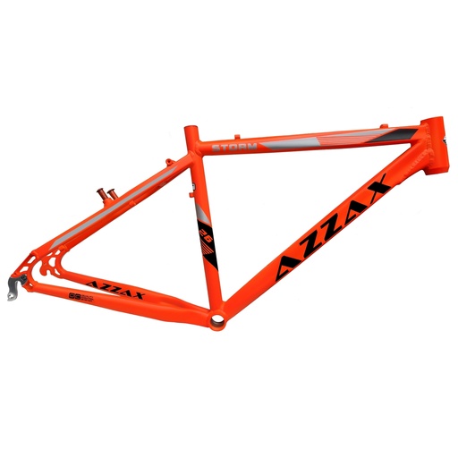 [12260AZZ-16Na] Cuadro Aluminio Mtb R26 - Freno V Brake - AZZAX (16", Naranja)