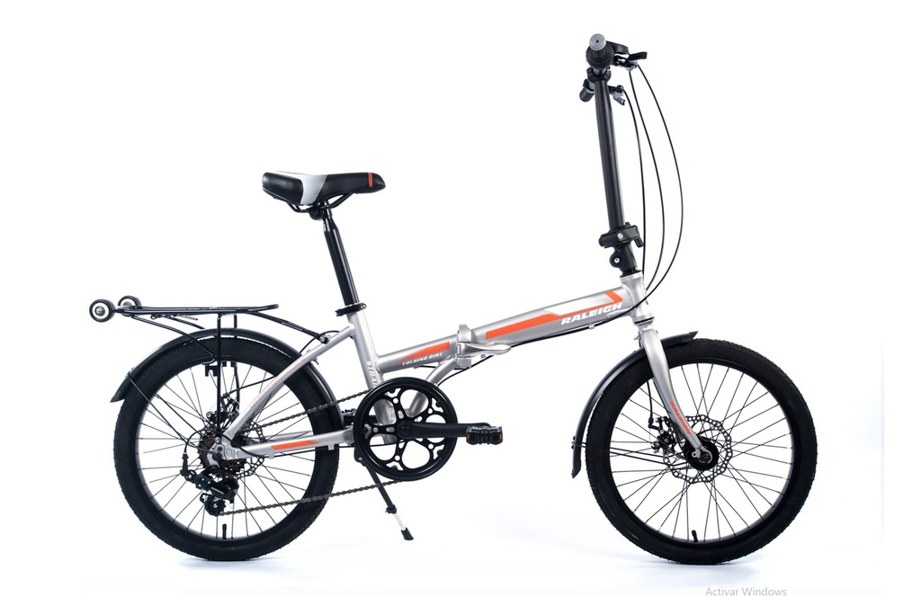 Bicicleta Raleigh Plegable R20 Straight 6V - Freno a Disco