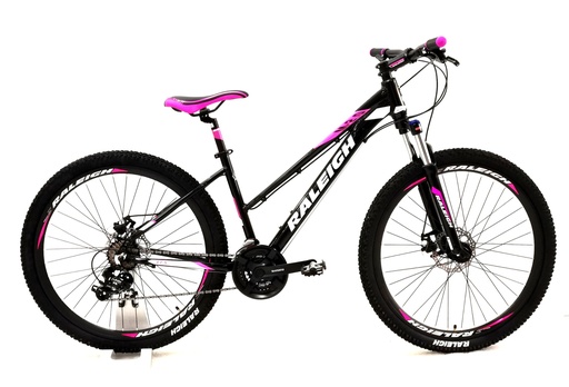 [BIN2.0D-27.5H] Bicicleta Raleigh 2.0 Dama R27.5 - 18" - Negro con Rosa y Blanco