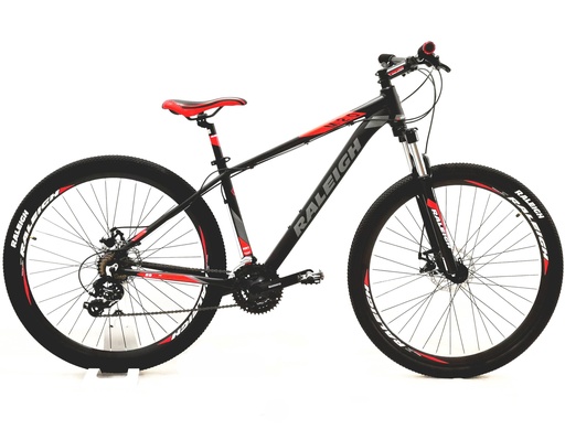 [BIN2.0-29H] Bicicleta Raleigh 2.0 R29 - 19"- Negro con  Rojo