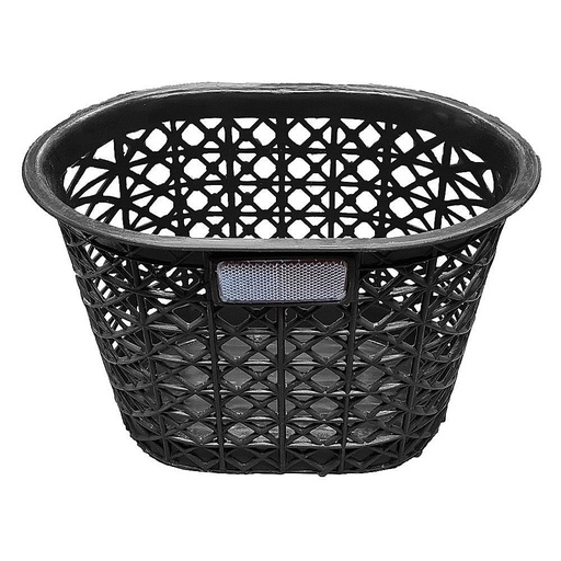 [6140] Canasto R26 Plastico con Soporte - Negro