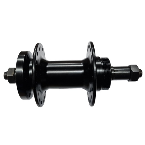 [13378T] Maza Trasera 36 Agujeros Aluminio Negras - C/Separador - C/Cierre - P/Disco 6T
