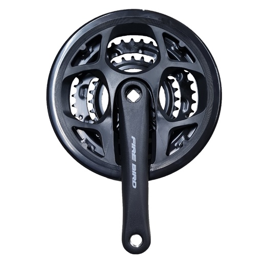 [11013] Plato y Palanca Triple 48-38-28 Aluminio - Simil Shimano 131