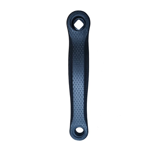 [10999CAR] Palanca Izquierda Revestida Pvc 170mm Simil Carbono -  Sin Tapita