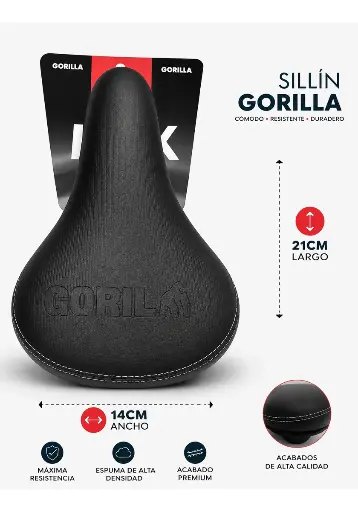 [16074] Asiento Freestyle-Bmx-Stunt - En Blister - Gorila  
